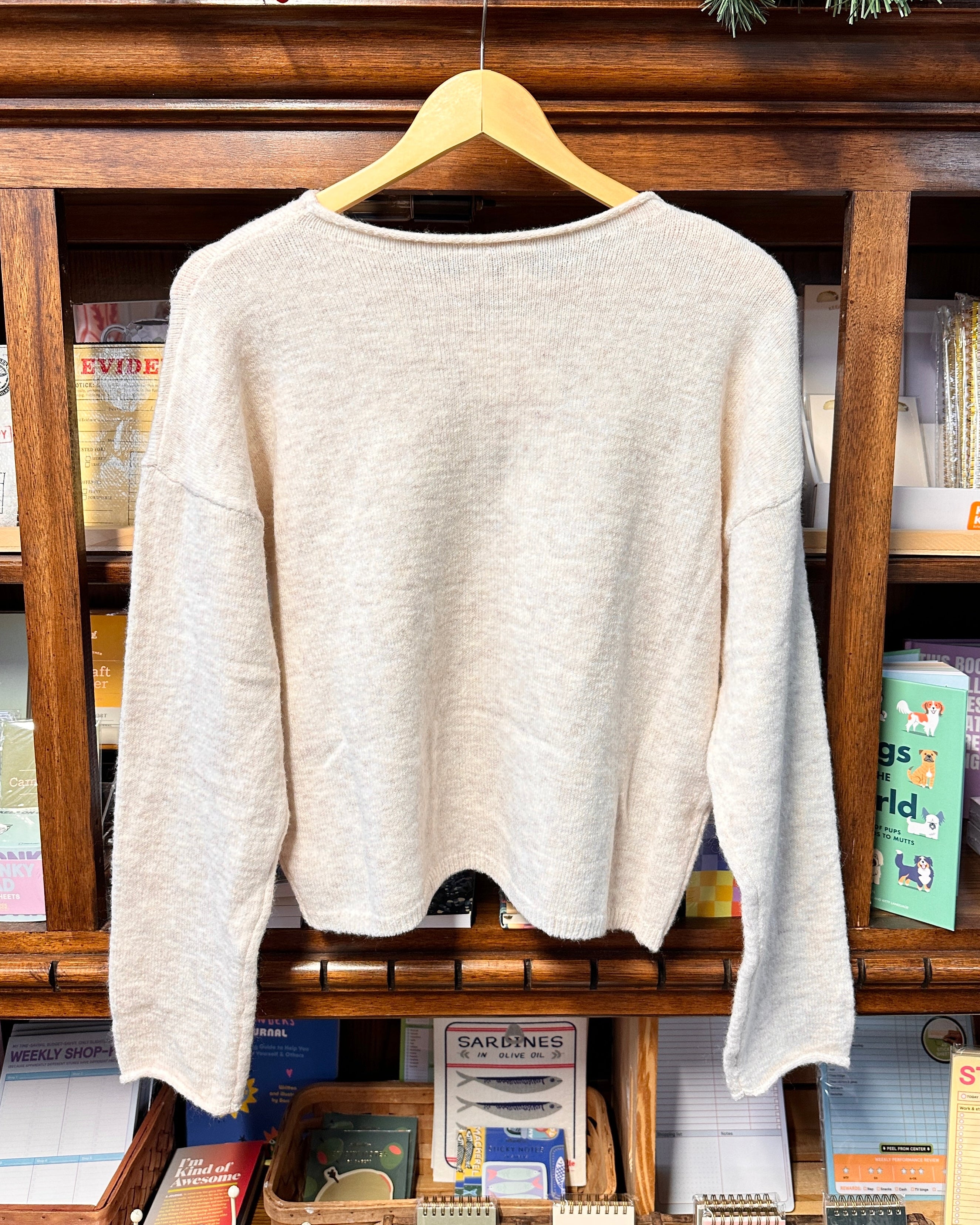 Oatmeal Knit Cardigan