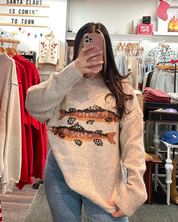 Trout Knit Sweater - Oatmeal