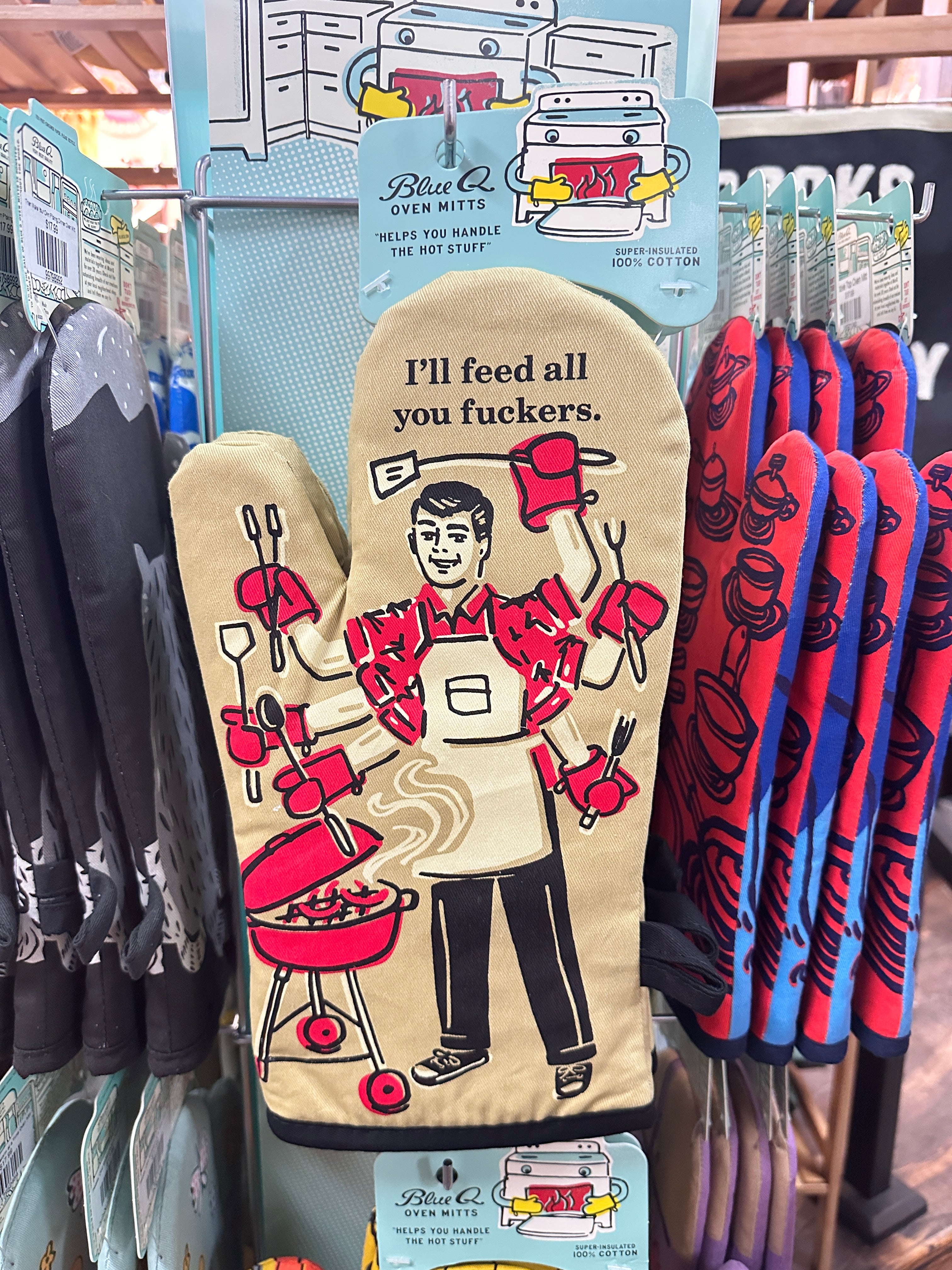 I'll Feed All You F*ckers Oven Mitt