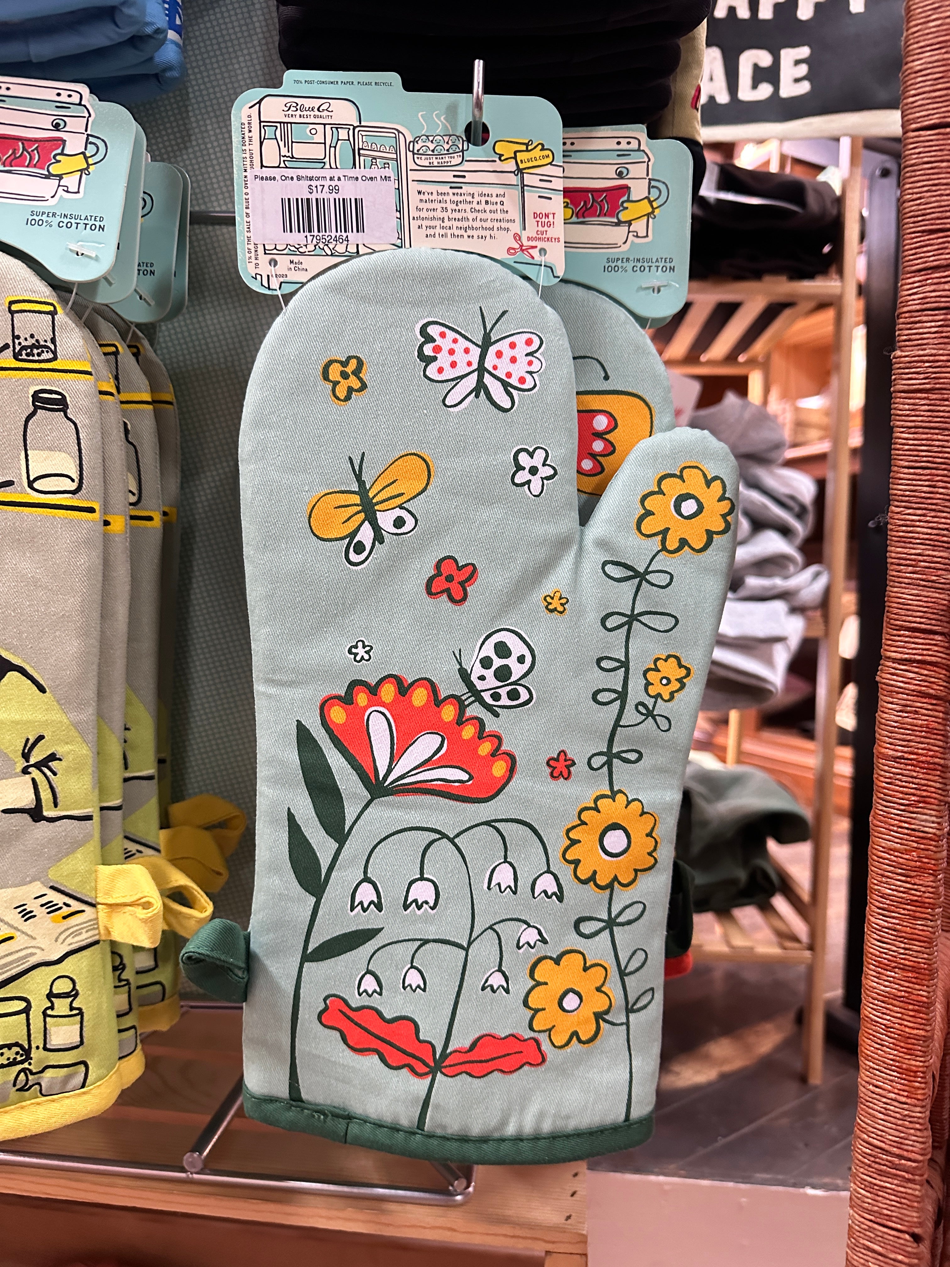 Please, One Shitstorm at a Time Oven Mitt