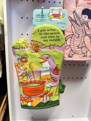 Wine in the Sauce Oven Mitt