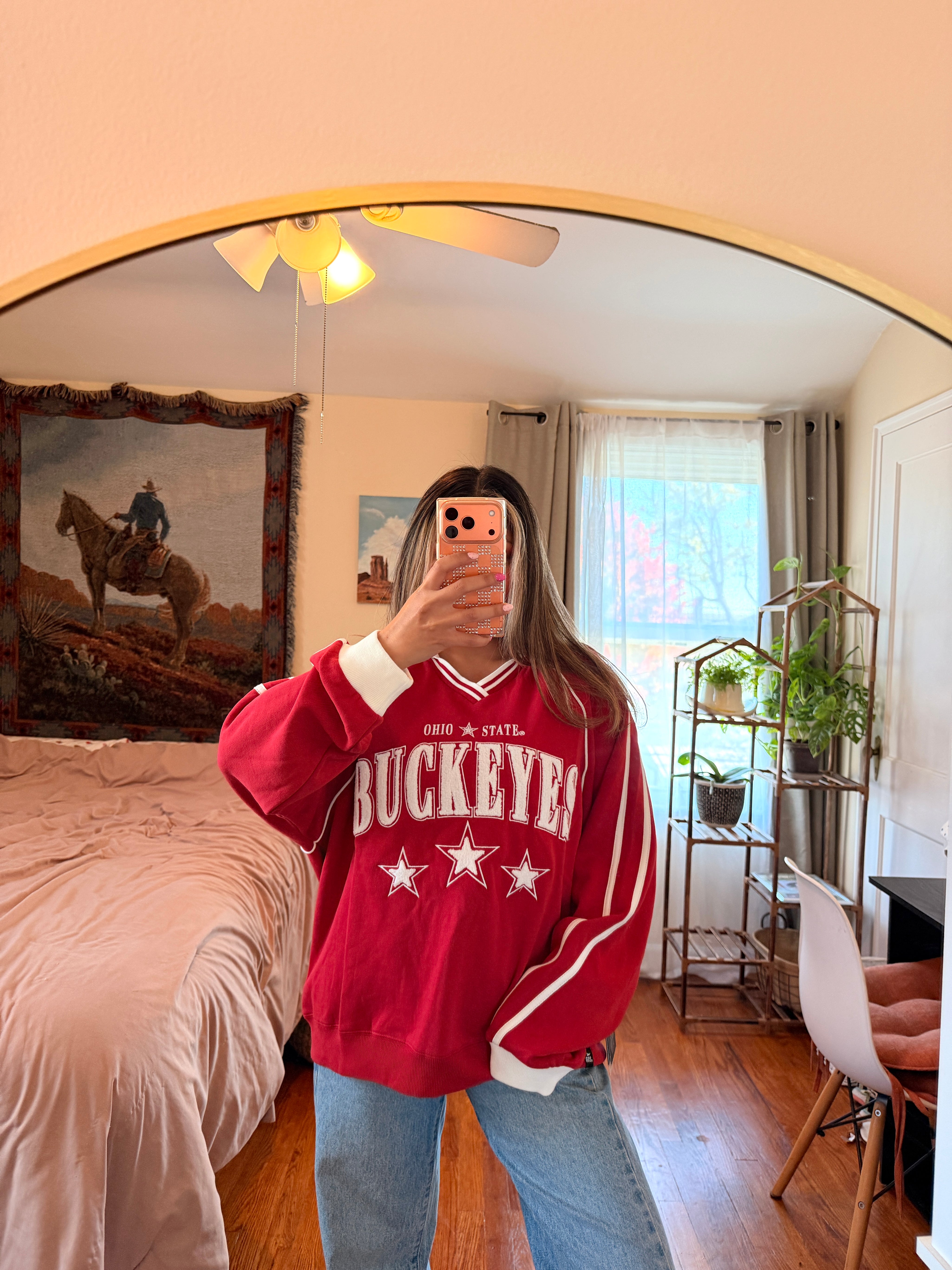 Ohio State Buckeyes Collared Sweatshirt