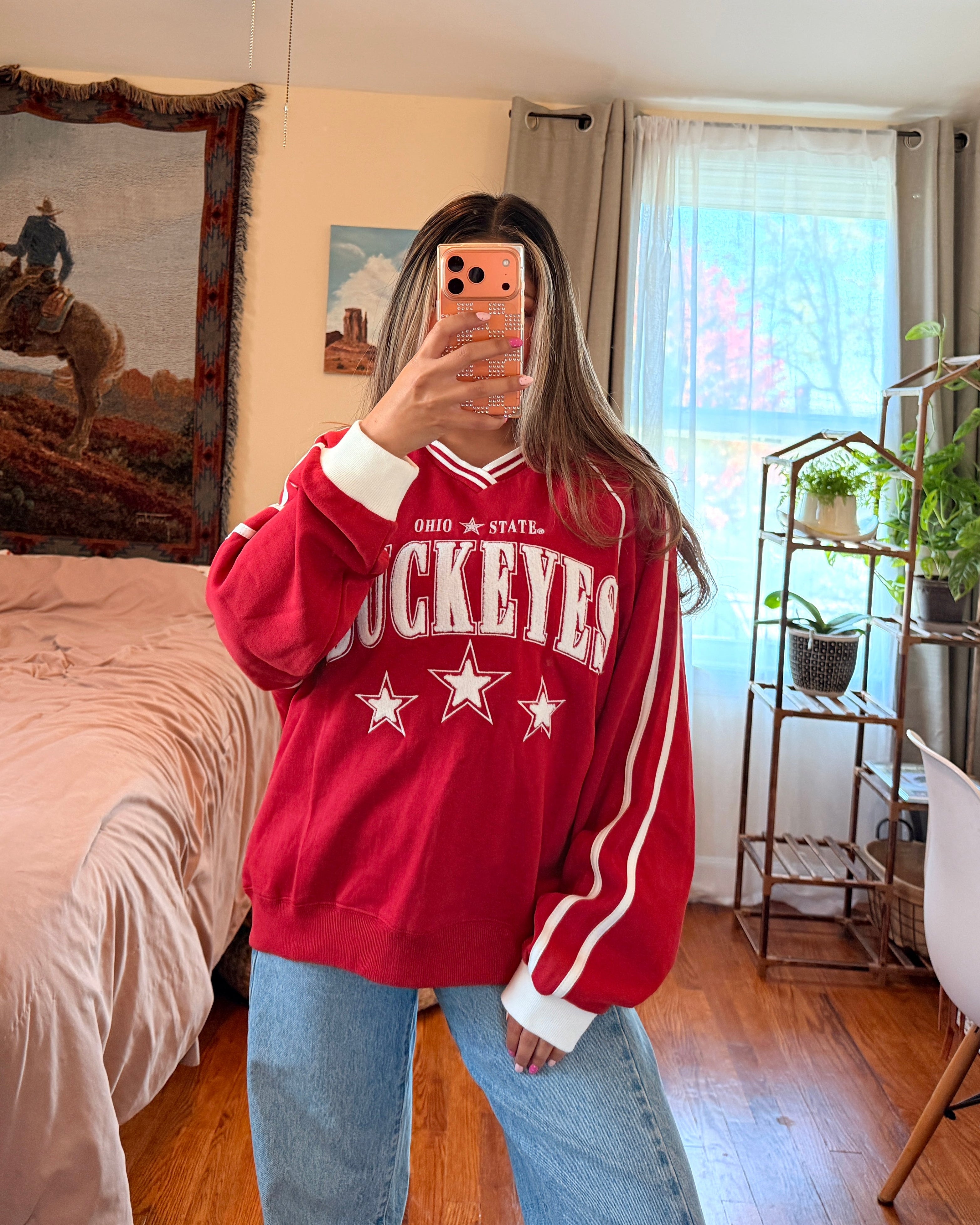 Ohio State Buckeyes Collared Sweatshirt