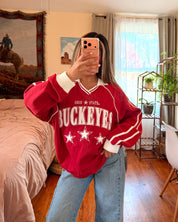 Ohio State Buckeyes Collared Sweatshirt