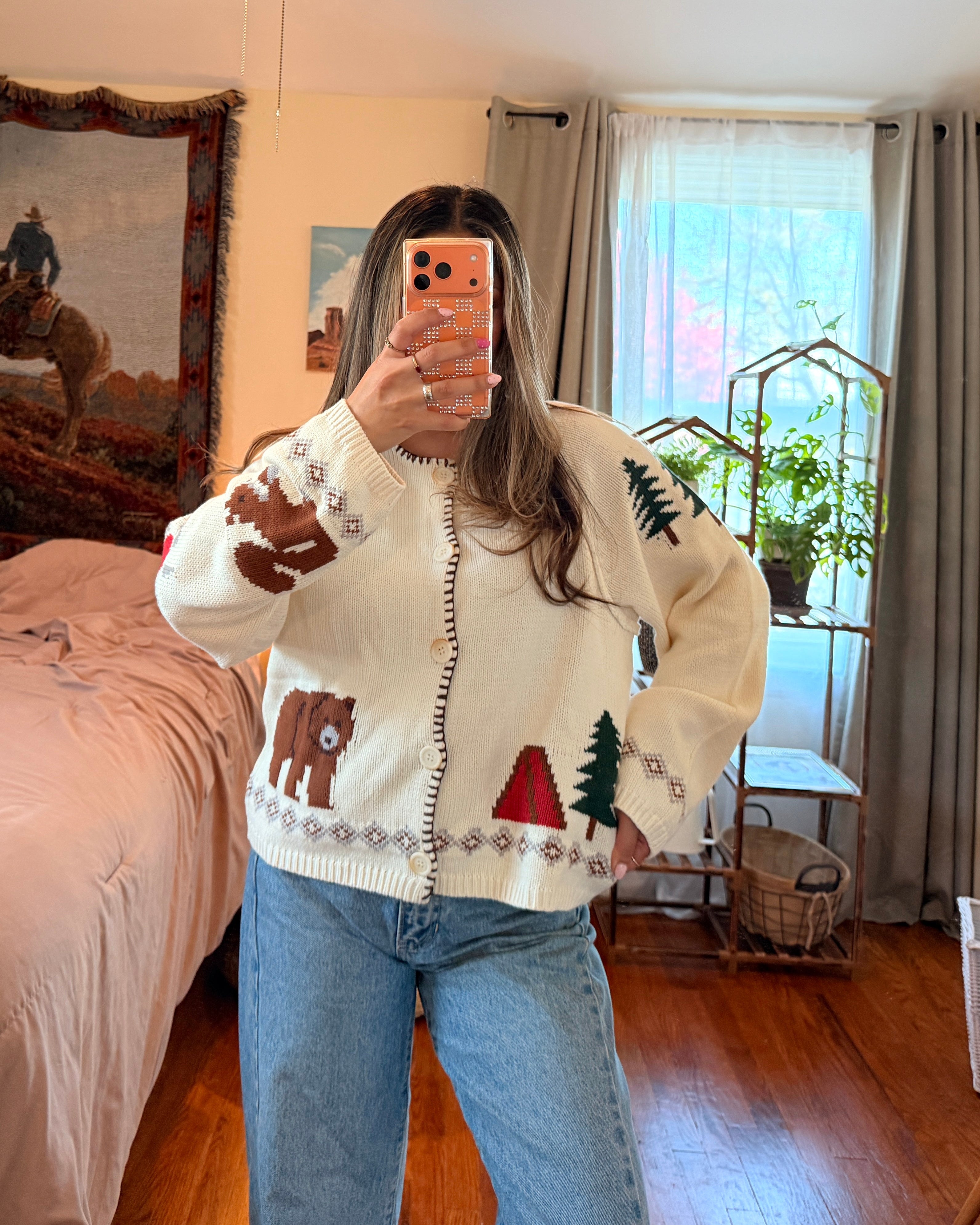 Woodsy Campsite Knit Cardigan