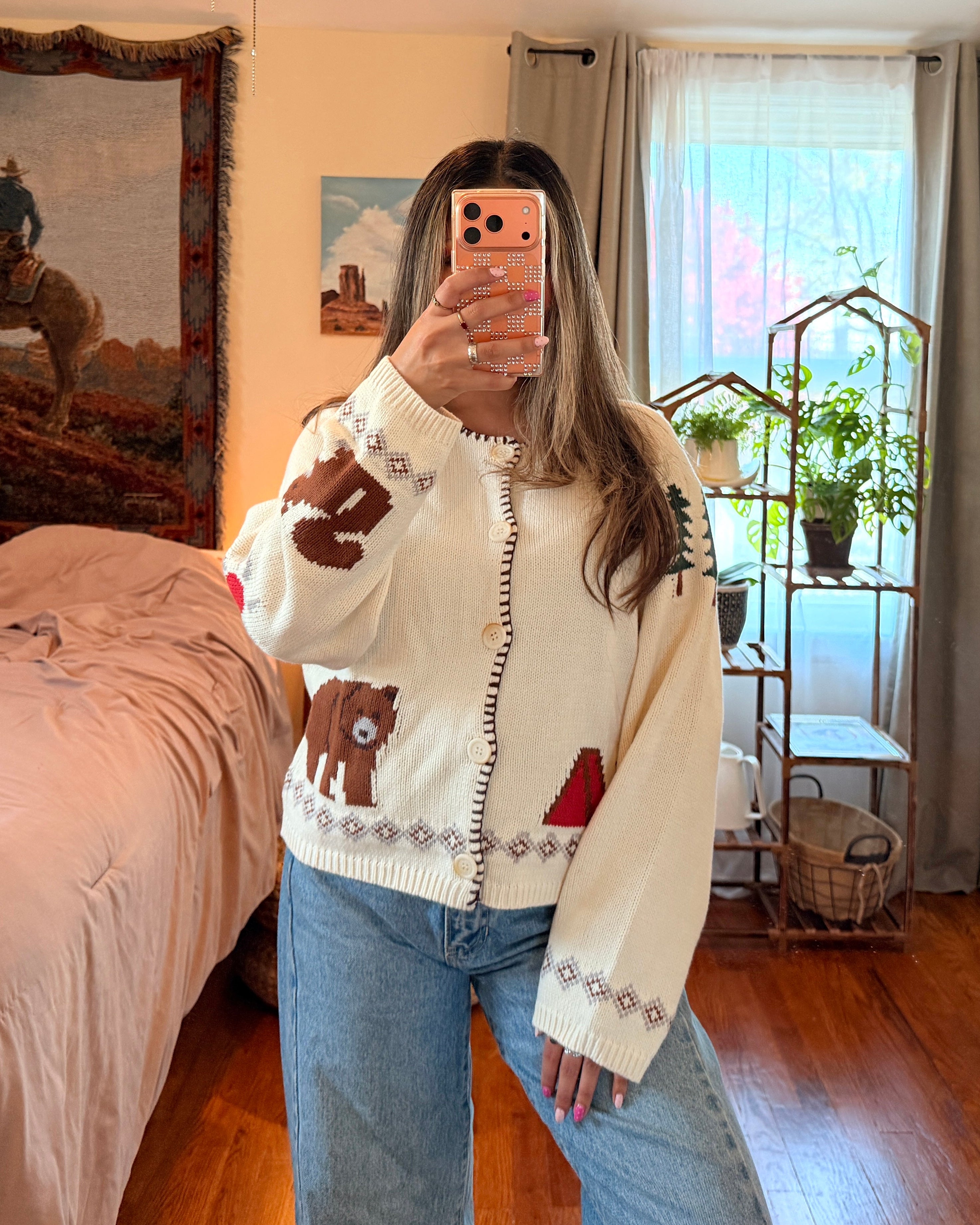 Woodsy Campsite Knit Cardigan