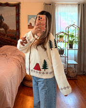 Woodsy Campsite Knit Cardigan