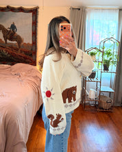 Woodsy Campsite Knit Cardigan