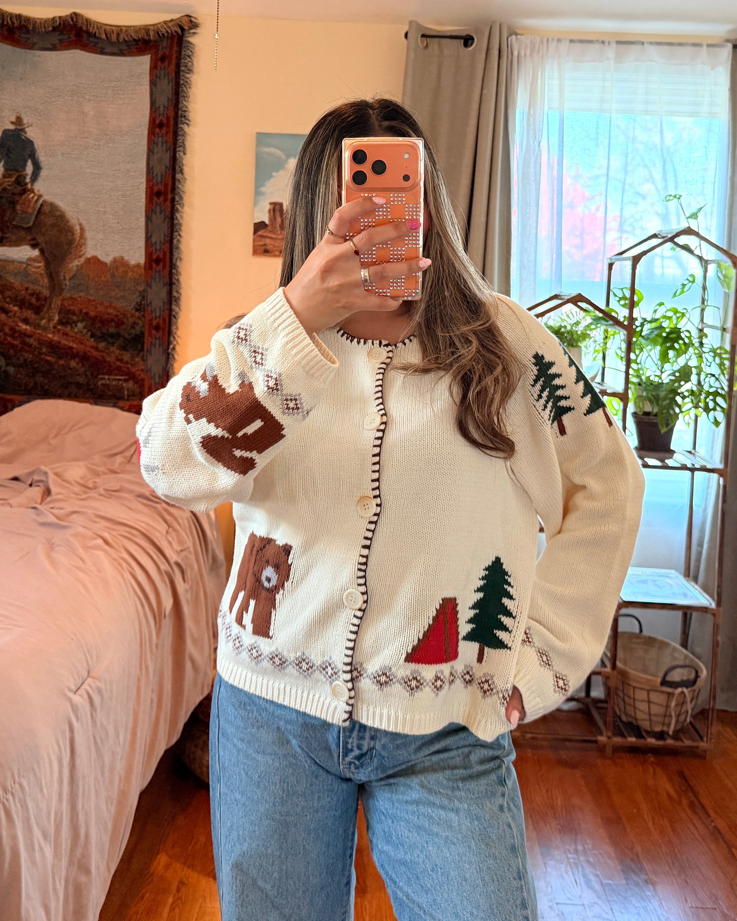 Woodsy Campsite Knit Cardigan