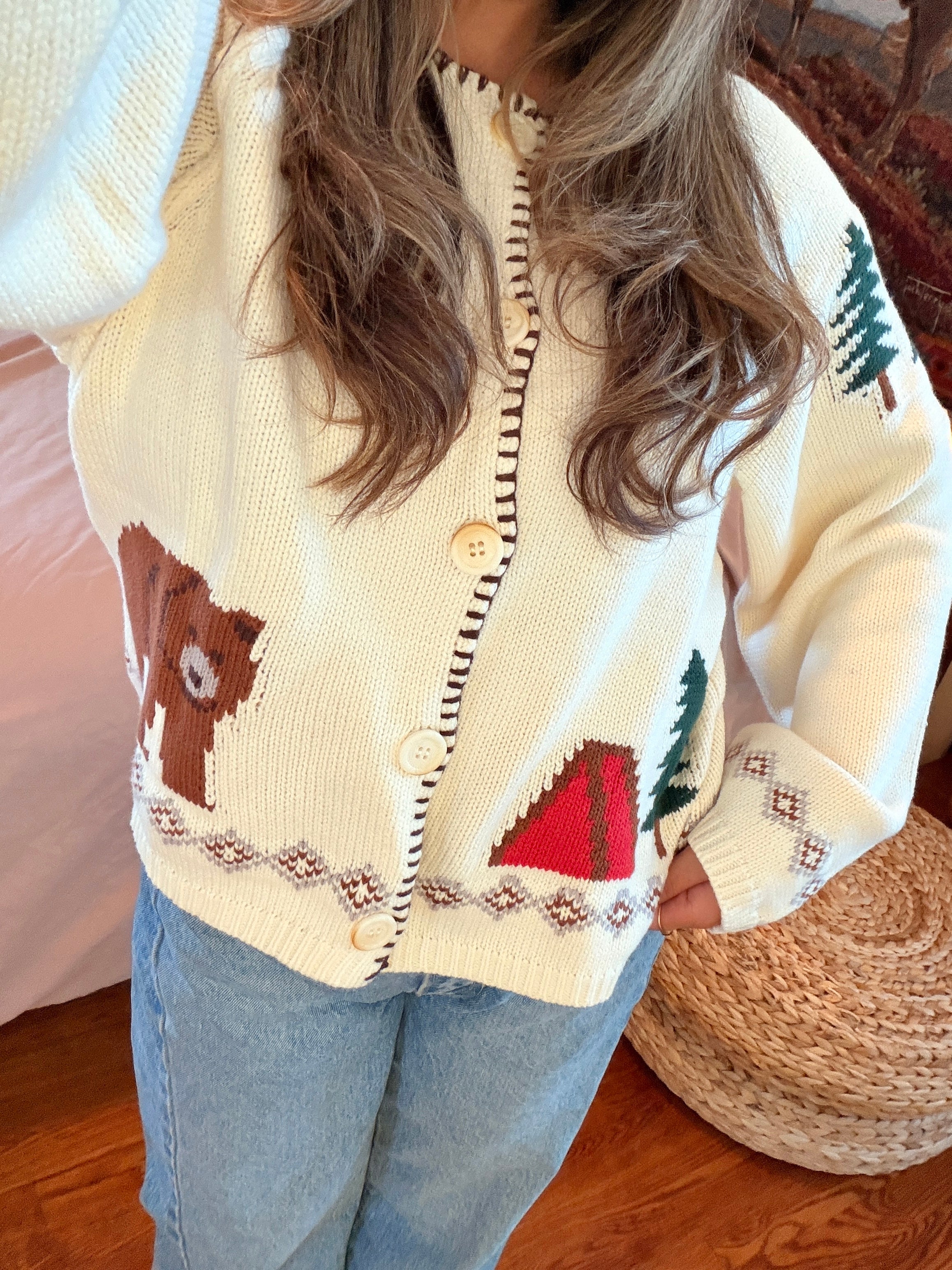 Woodsy Campsite Knit Cardigan