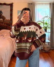 Deer, Ducks, & Acorns Sweater