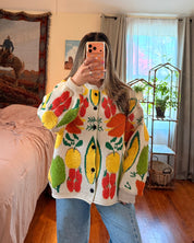Veggie Knit Cardigan - One Size