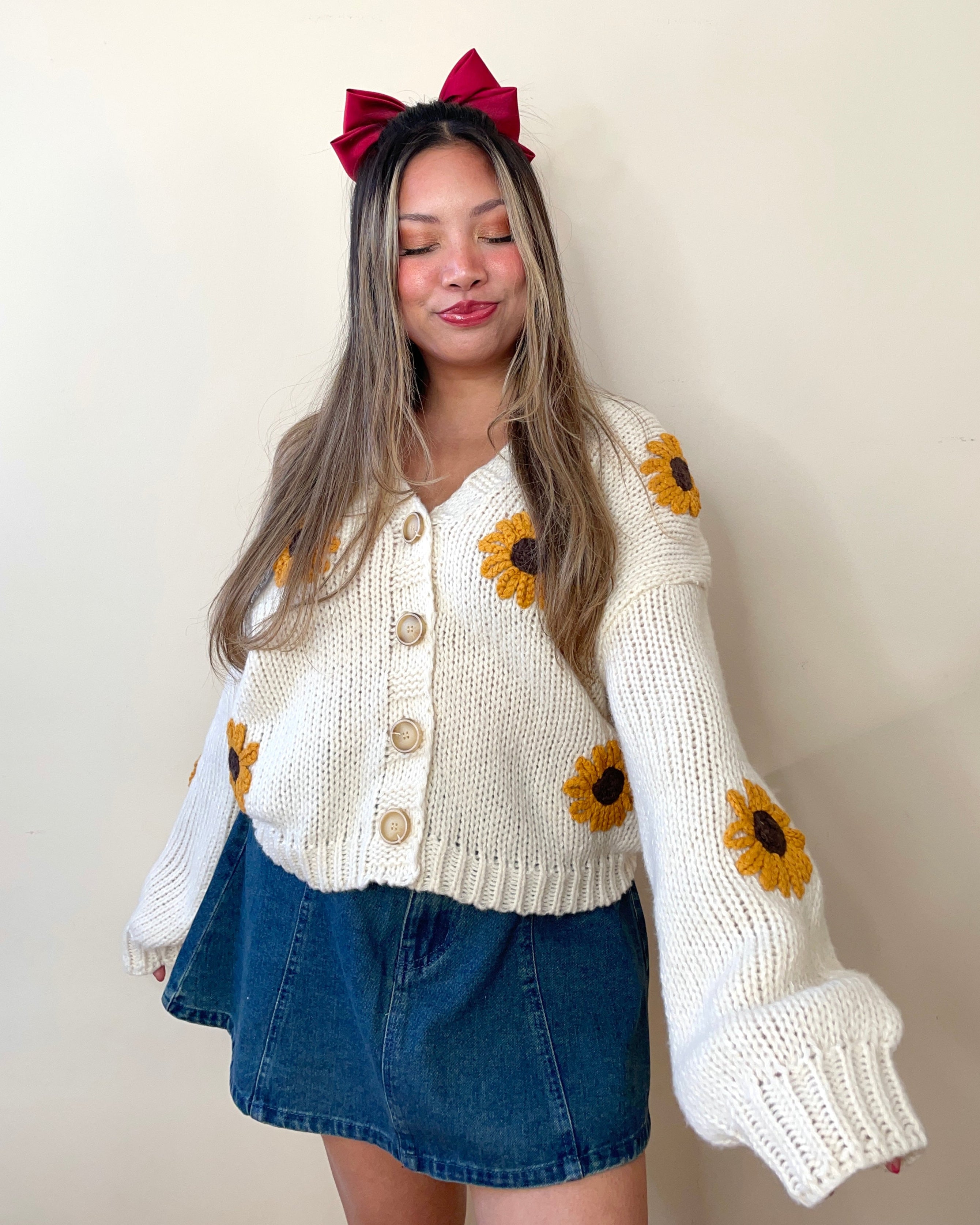 Sunflower Knit Cardigan