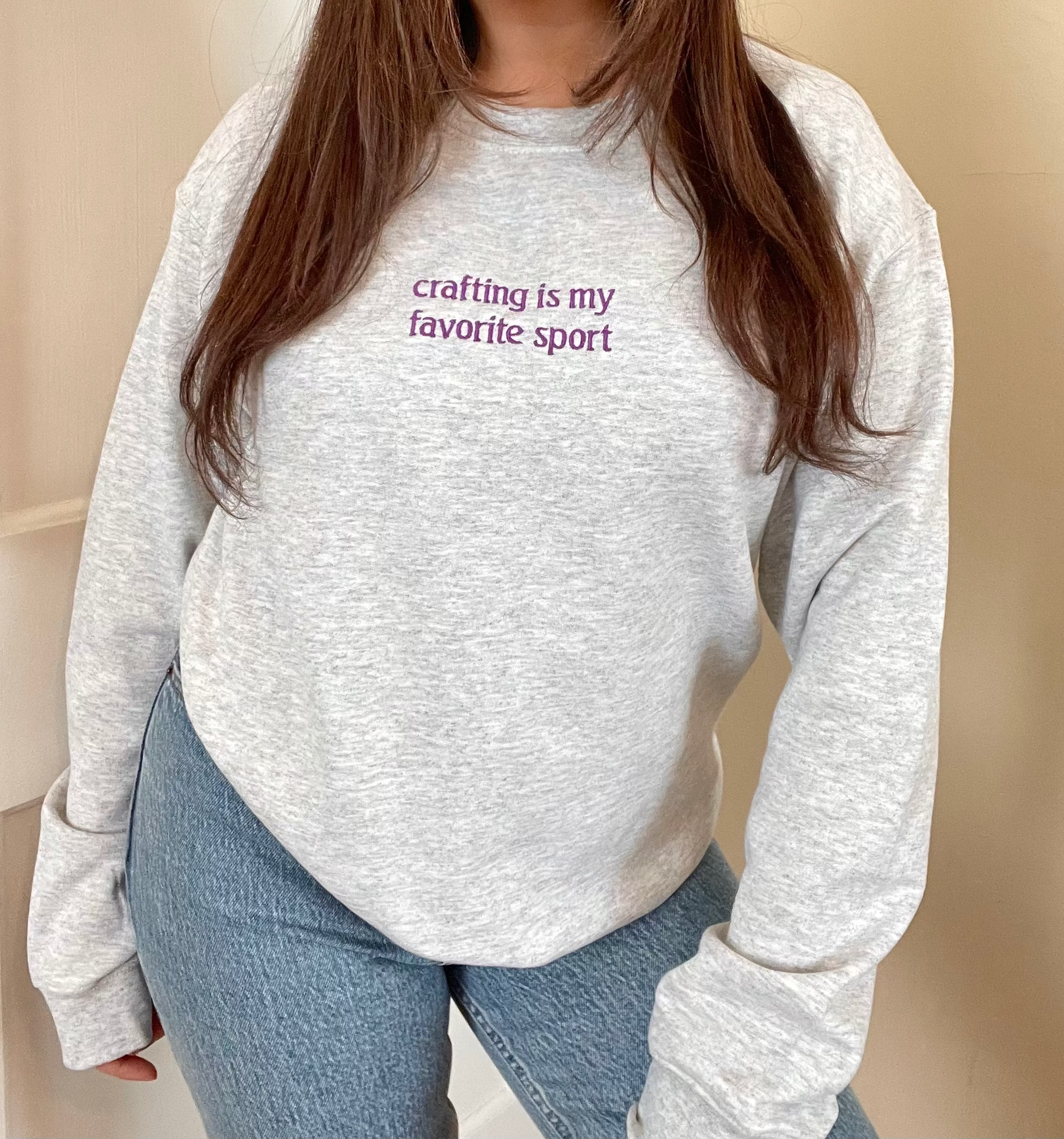 Crafting Is My Favorite Sport Sweatshirt [Made to order, ships in 1-2 weeks]