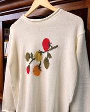 Lightweight Heirloom Tomatoes Knit Sweater