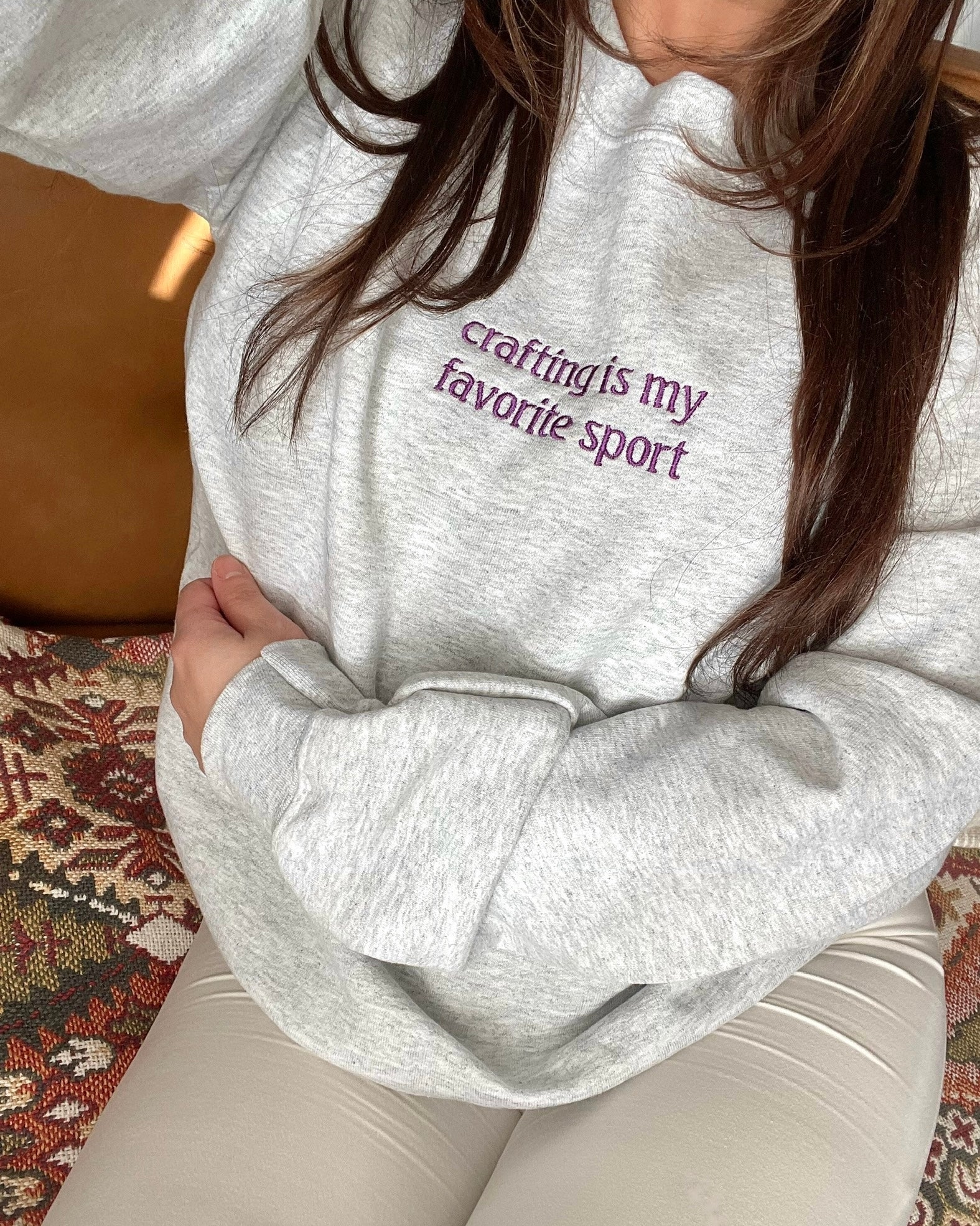 Crafting Is My Favorite Sport Sweatshirt [Made to order, ships in 1-2 weeks]
