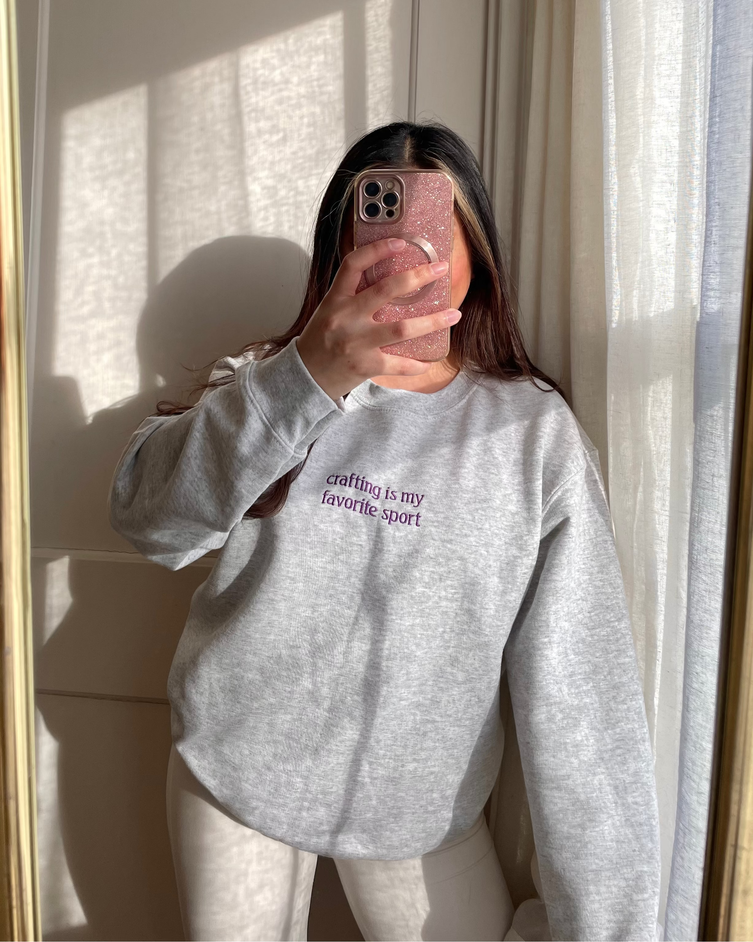 Crafting Is My Favorite Sport Sweatshirt [Made to order, ships in 1-2 weeks]