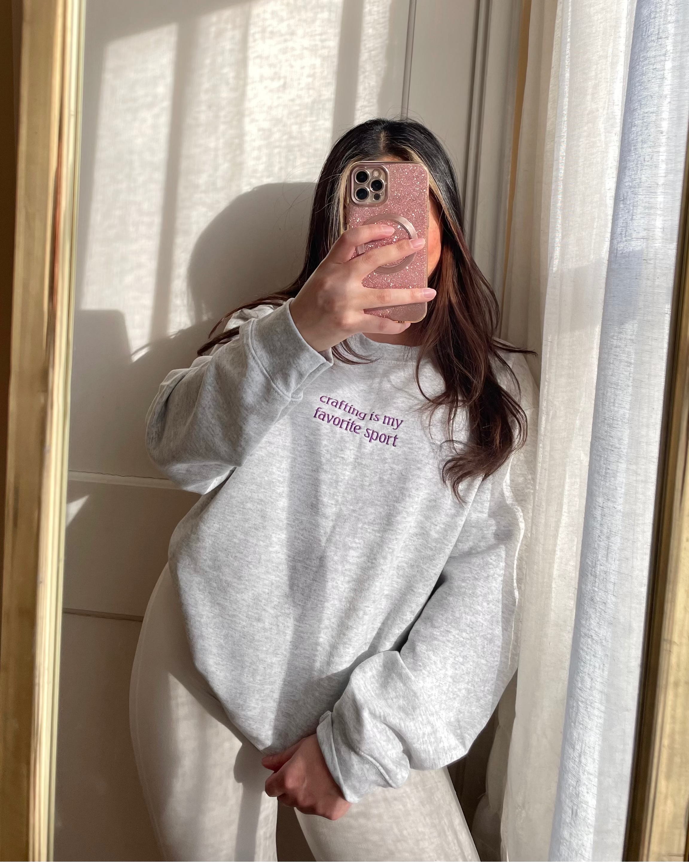 Crafting Is My Favorite Sport Sweatshirt [Made to order, ships in 1-2 weeks]