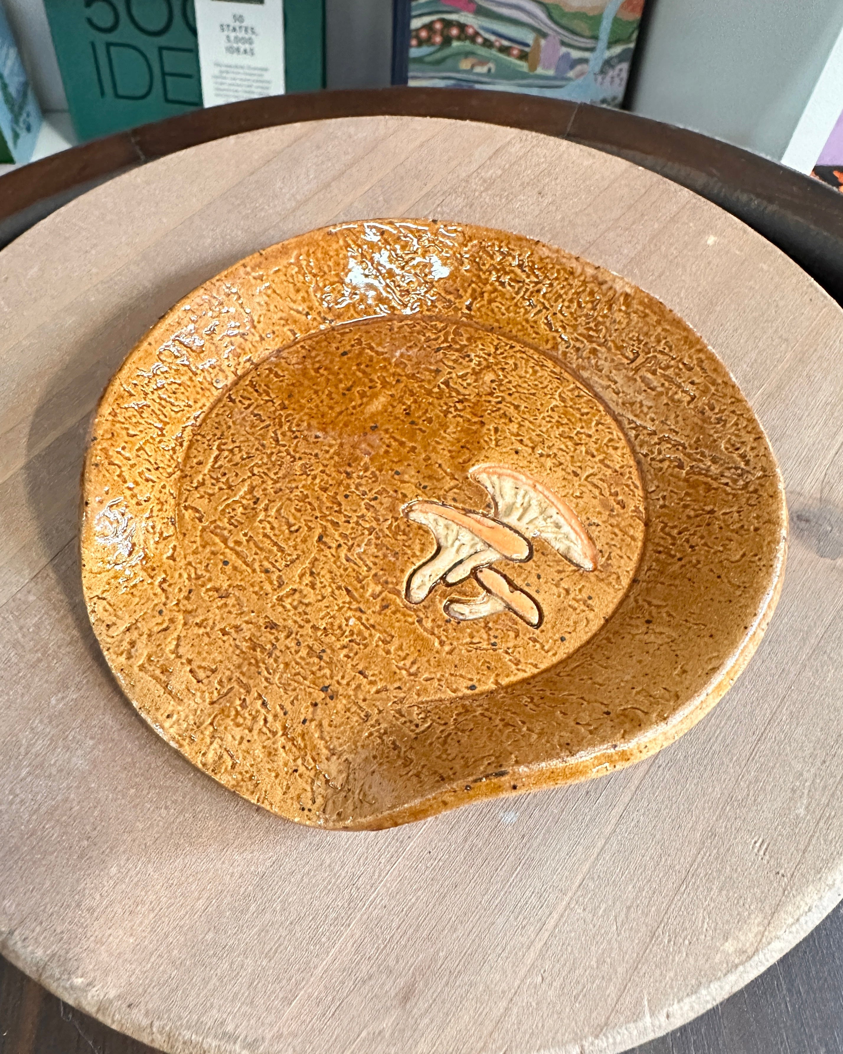 Mushrooms Ceramic Spoon Rest
