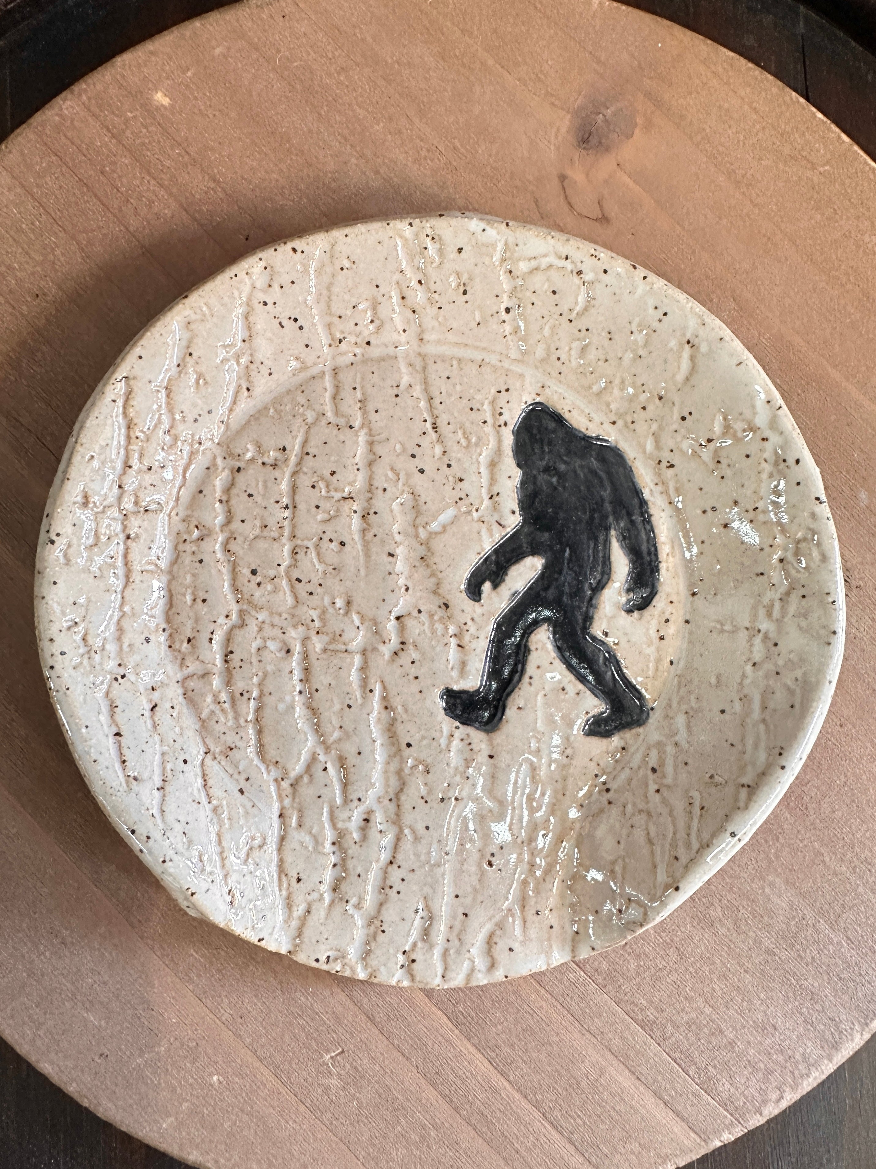 Bigfoot Ceramic Spoon Rest