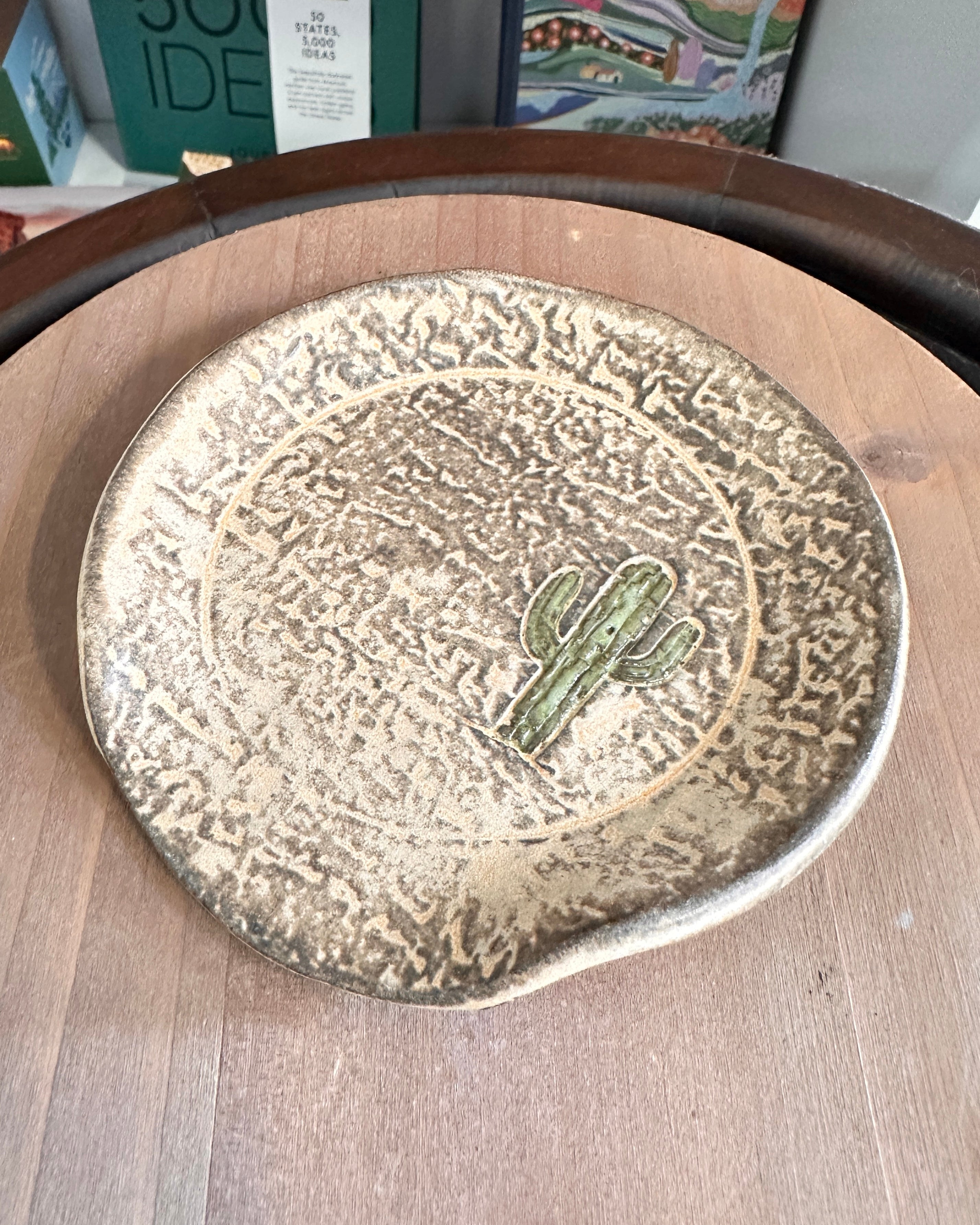 Saguaro Cactus Ceramic Spoon Rest
