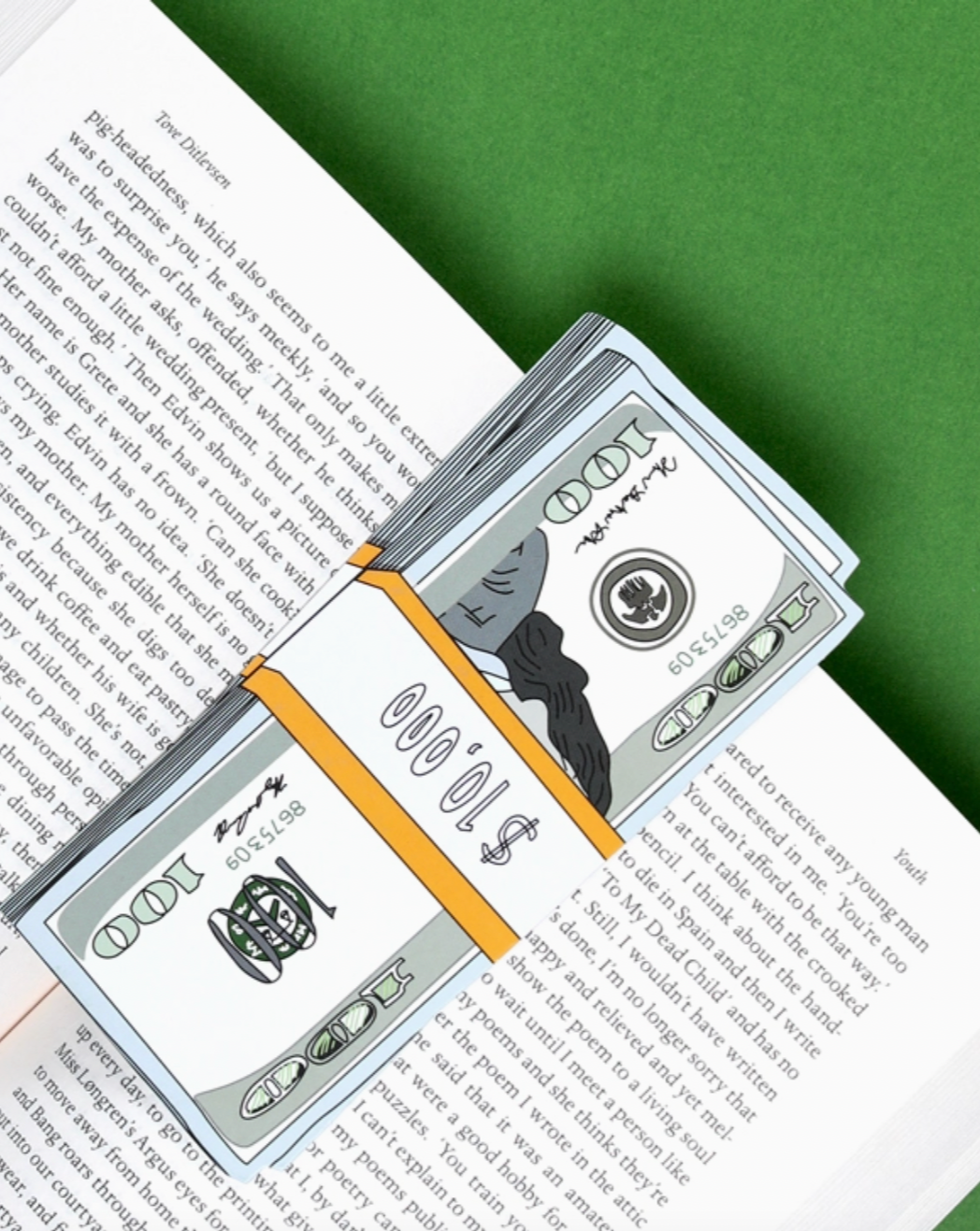 Stack of Cash - Bookmark