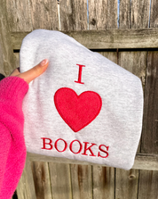 I Love Books Sweatshirt