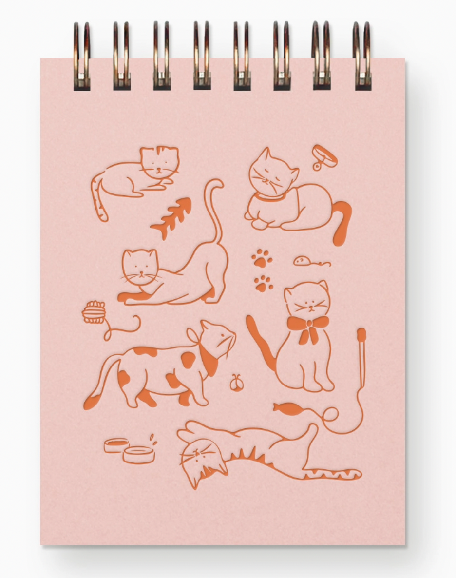 Cat Doodle Mini Jotter Notebook