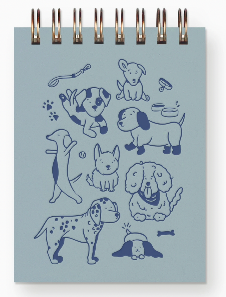 Dog Doodle Mini Jotter Notebook