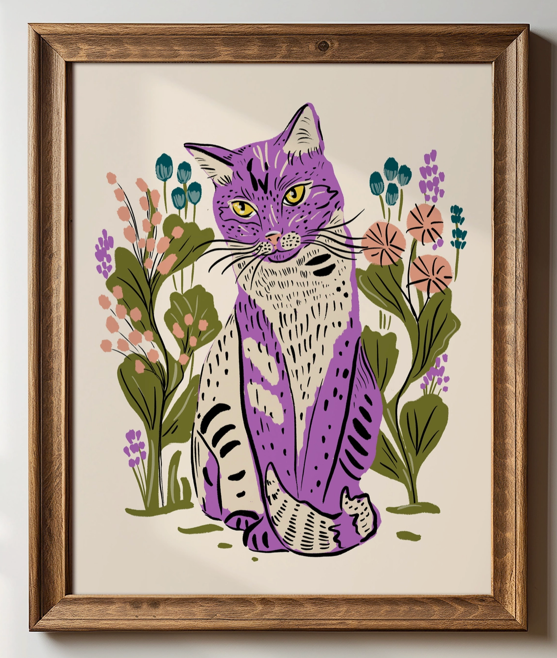 Miro Cat Print - 8"X10"