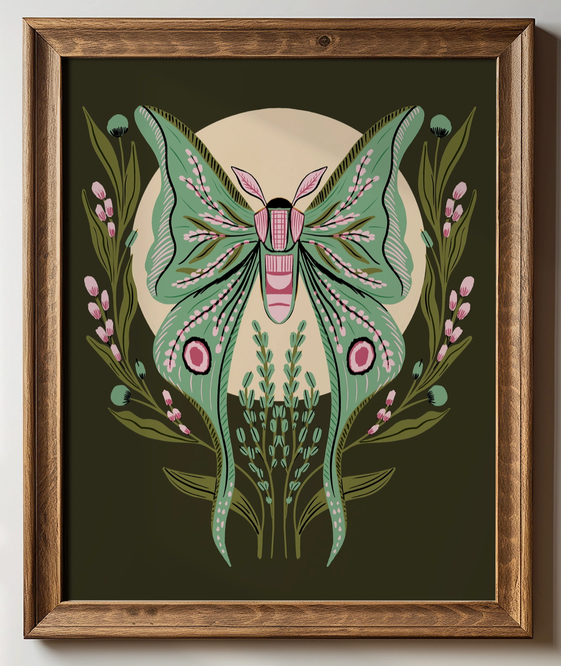 Luna Moth Print - 8"X10"