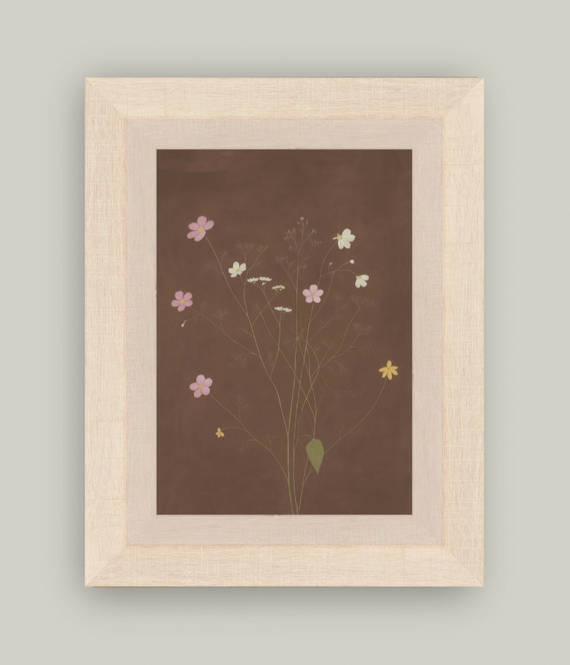 Soft Stems Framed Art - 4x6