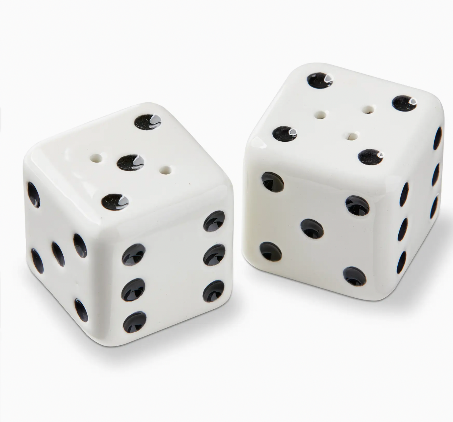 Dice Salt and Pepper Shakers