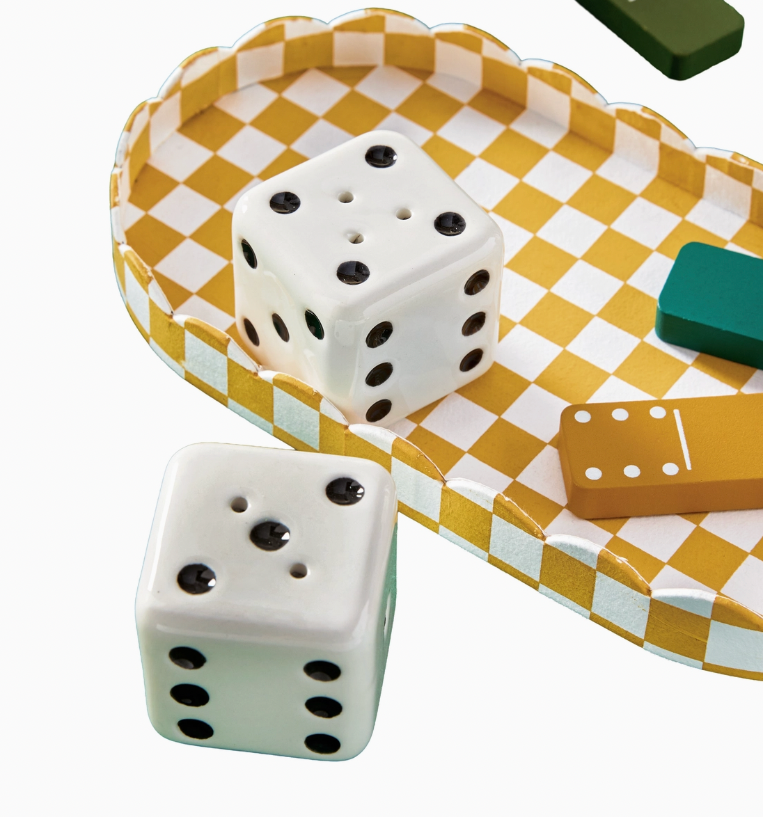 Dice Salt and Pepper Shakers