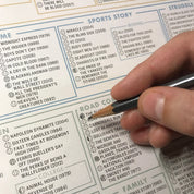 The Fill-in Filmography Art Print - 36"x24"