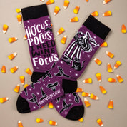 Hocus Pocus I Need Wine To Focus Socks