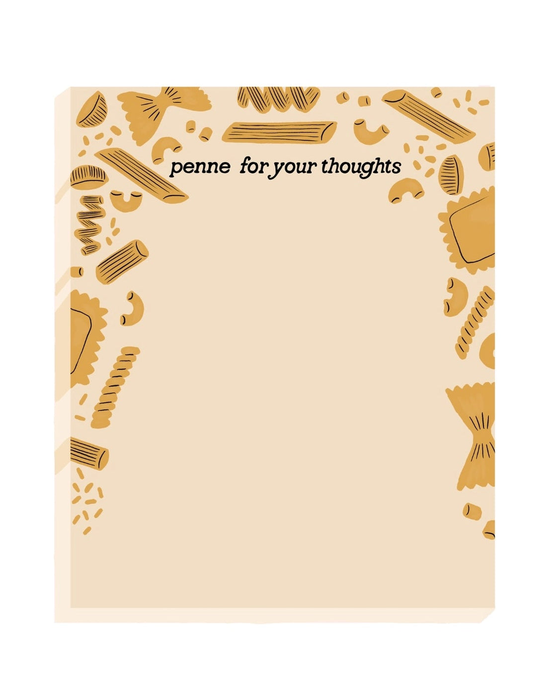 Penne Pasta Notepad