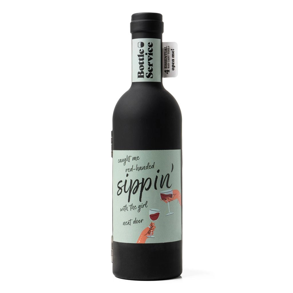 Wine Accessory Set - Sippin' With The Girl Next Door