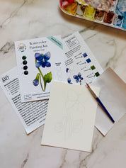 Violet Mini Watercolor Kit