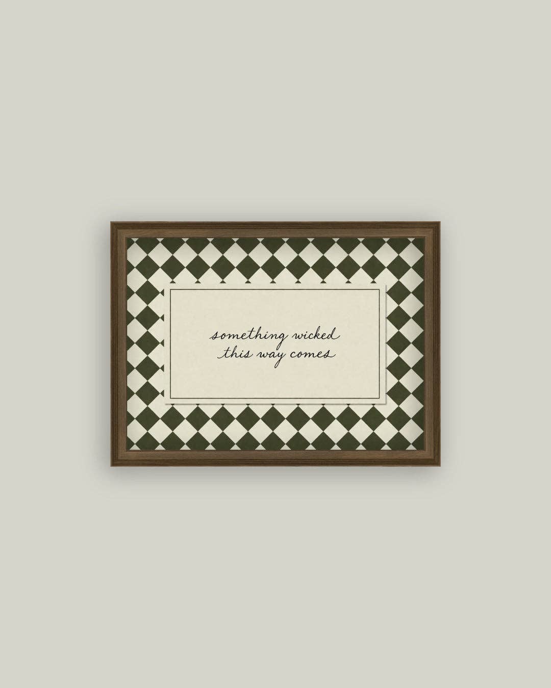 Something Wicked Framed Art Print: 8x10