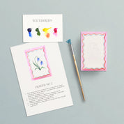 Mini Watercolor Painting Kit : Flowers