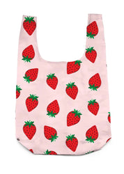 Bag Charm / Reusable Shopping Bag - Strawberry