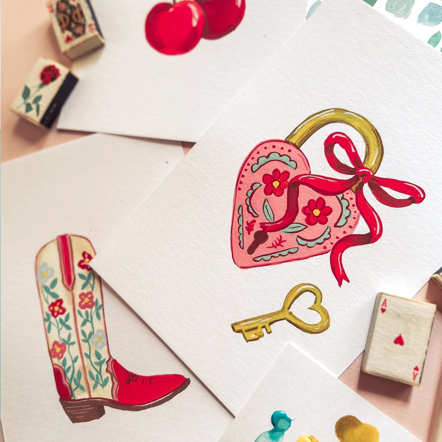 Watercolor Painting Kit : Love Bomb