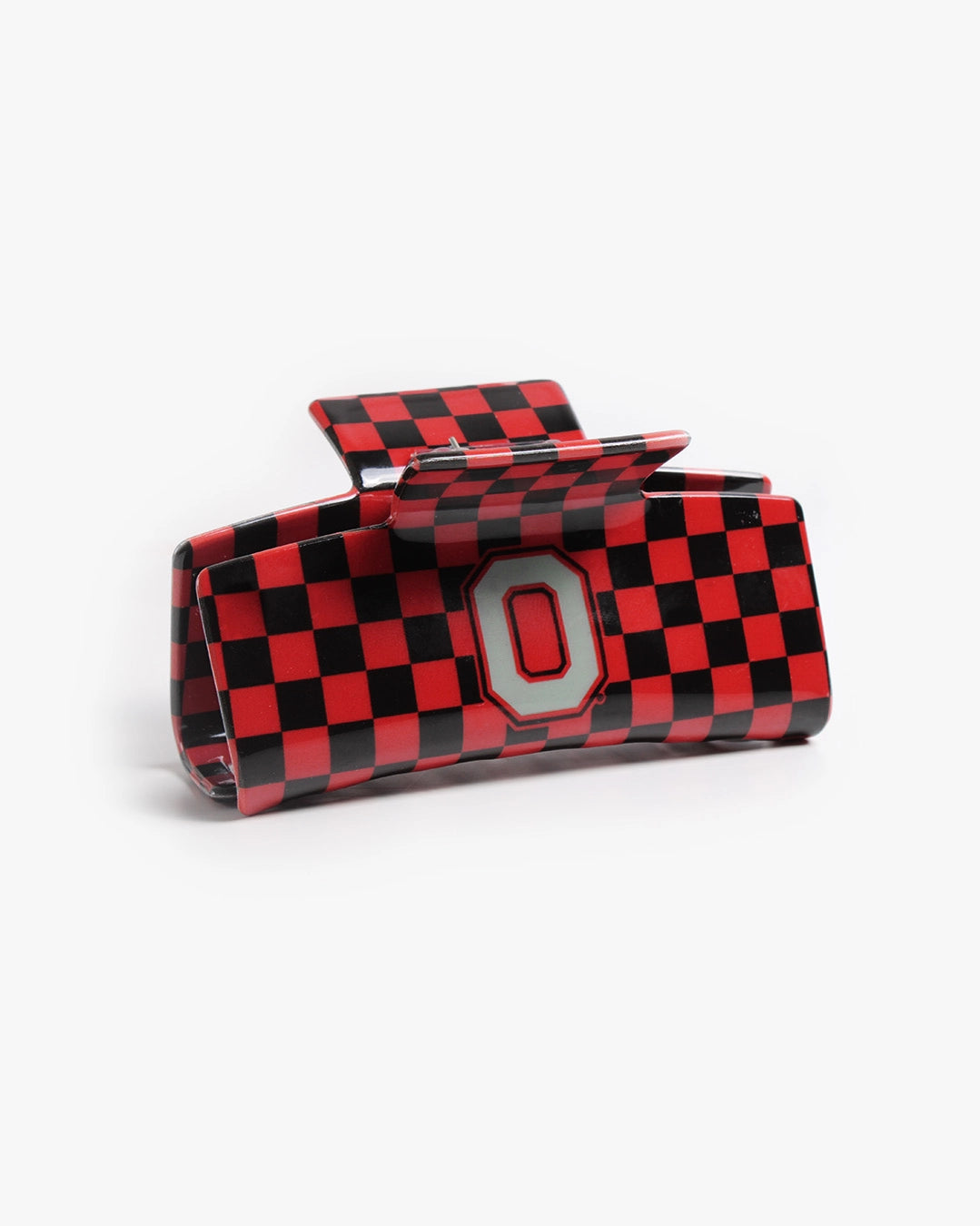 Ohio State Checkered Hair Claw