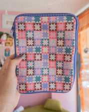Quilt Kindle & E-Reader Zipper Sleeve