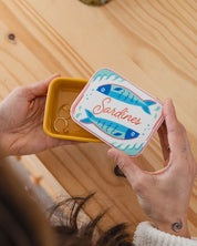 Ceramic Trinket Container - Sardines