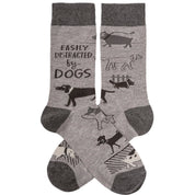 Easily Distracted By Dogs Socks
