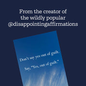 Disappointing Affirmations Book