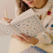 Guided Recipe Journal - Blue Floral
