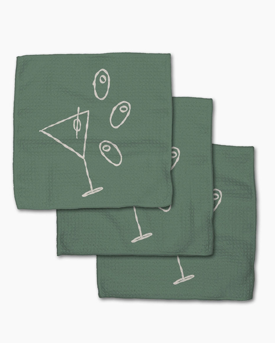 Dish Cloth Set - Martini
